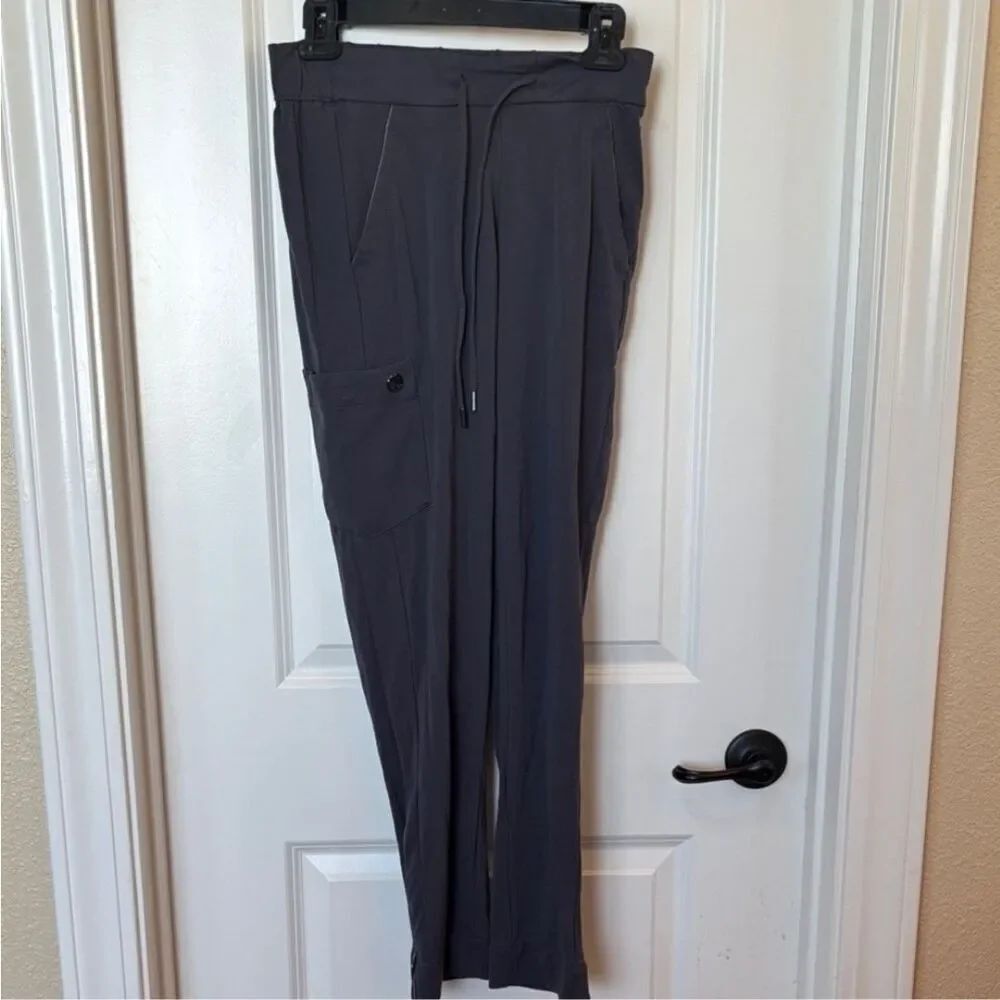 Healing Hands ONYX Athena Womens XS 5 Pocket Gray Cargo Scrub Pants Zipper Ankle - Picture 3 of 7
